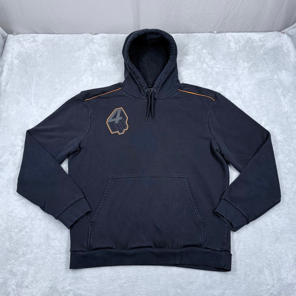 McLaren Lando Norris LN4 Hoodie Mens Large Black F1 Racing Graphic Pullover - Picture 2 of 8